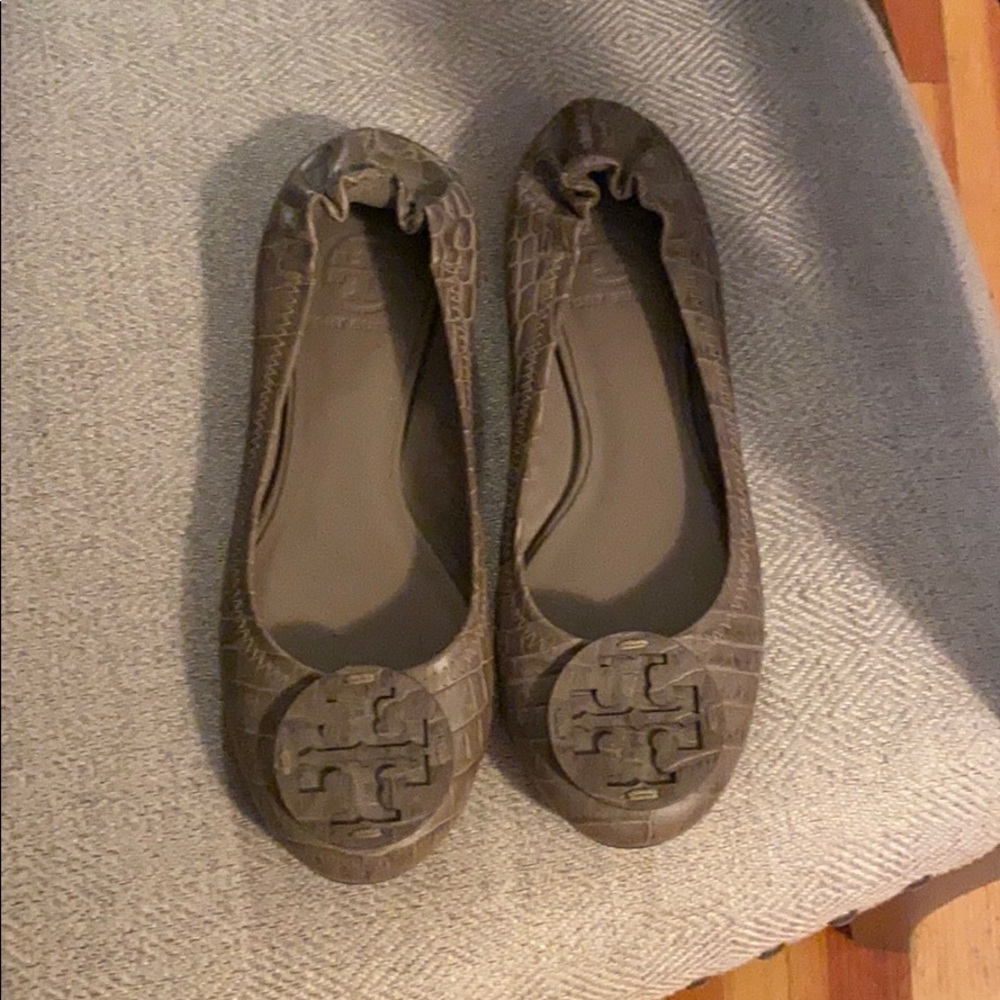 Tory Burch crocodile flats